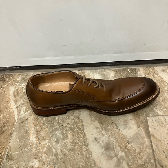 Vintage Foundry Co. Men's Cole brown leather apron-toe lace-up oxford shoes - Picture 5 of 7